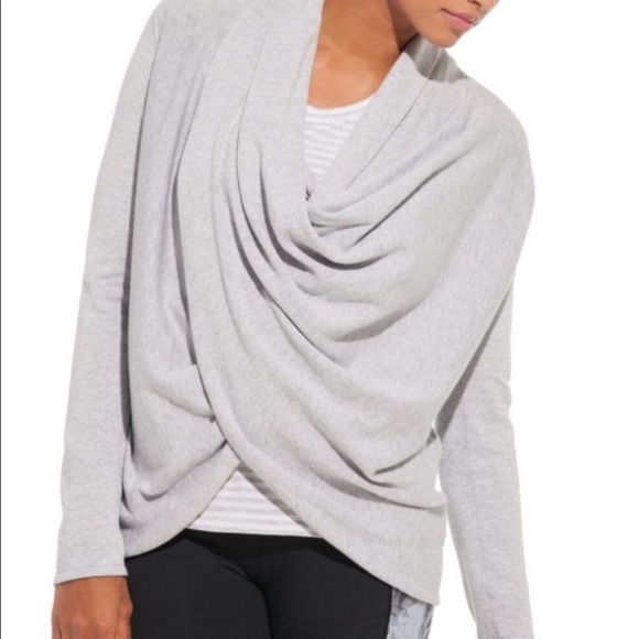 yoga wrap sweater